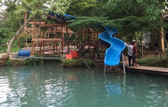 LAOS: Another blue lagoon