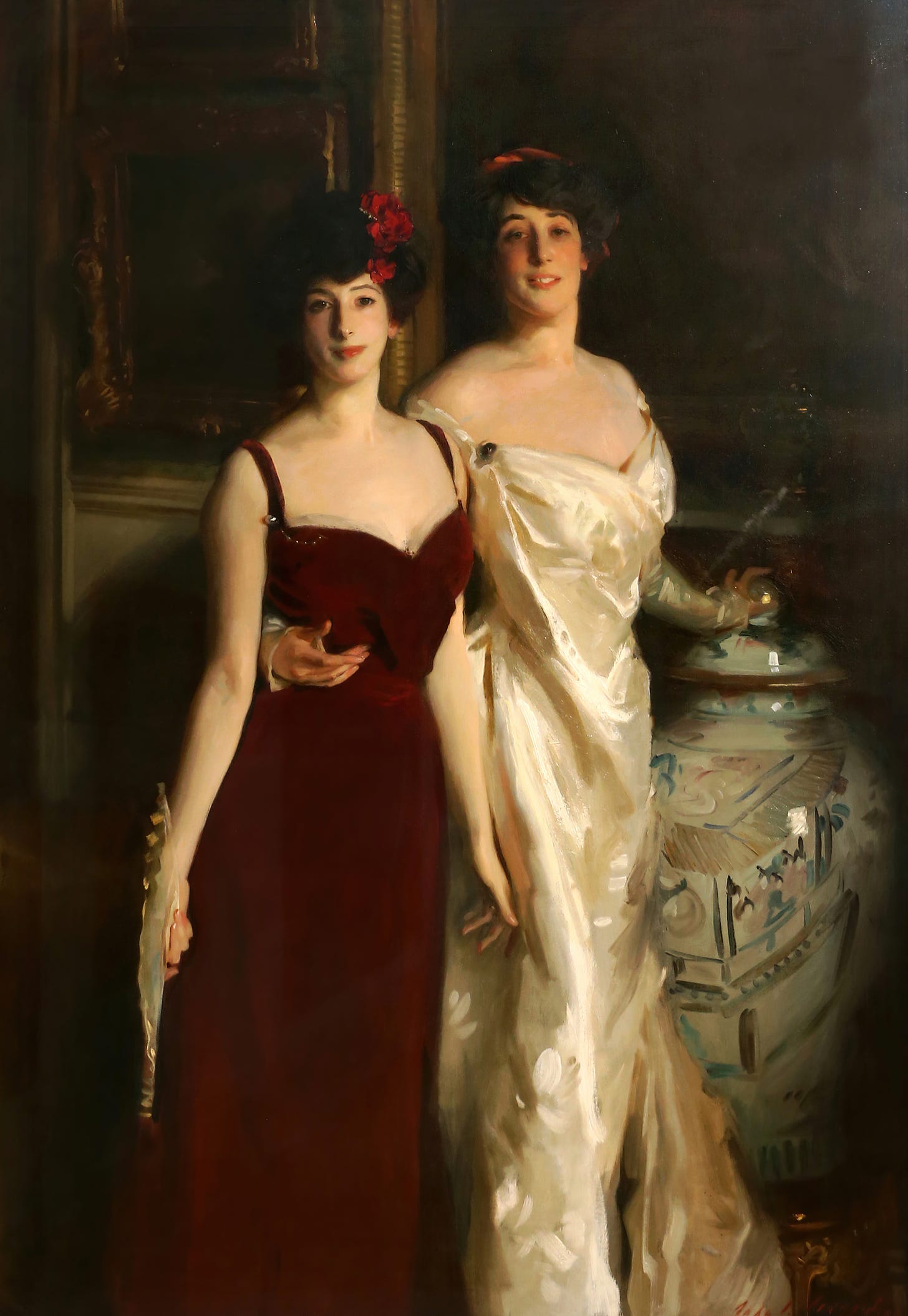 Ena and Betty, daughters of Asher and Mrs. Wertheimer (1901)
