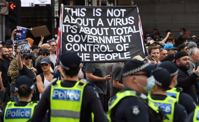 COVID-19 Australia: Hundreds Of Protesters Arrested As Australia Reports  Record Covid Cases