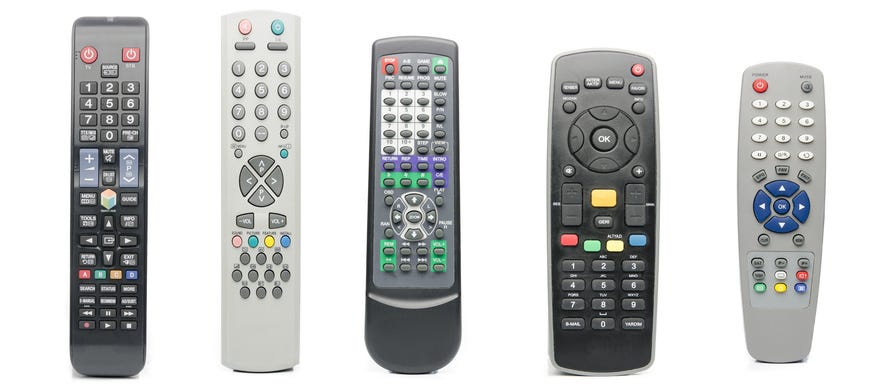 Why do remote controls have so many buttons?