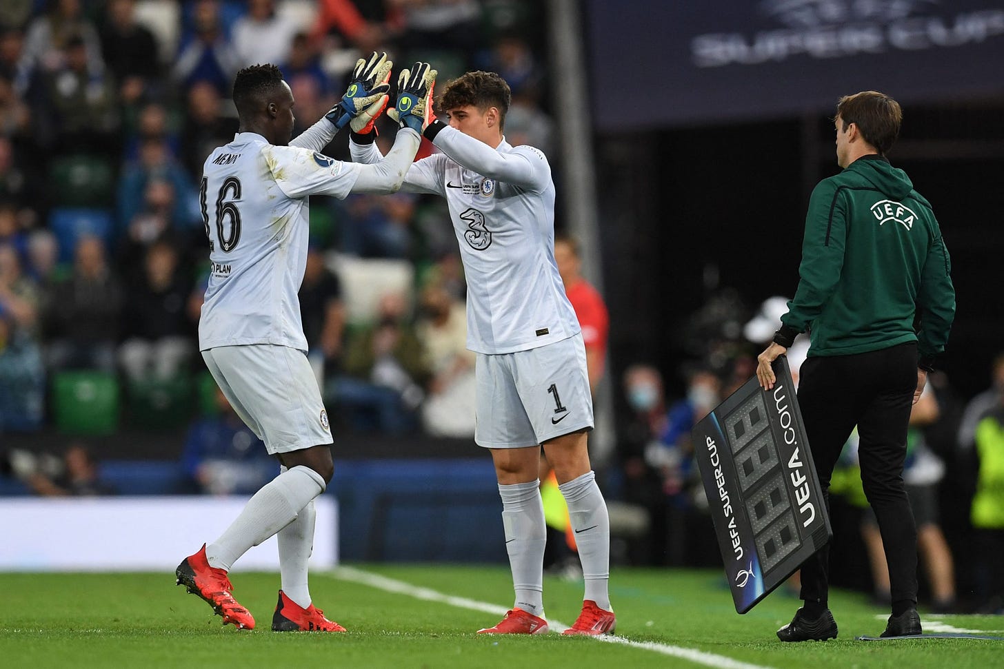 Edouard Mendy lauds Kepa for stepping up when he was at AFCON