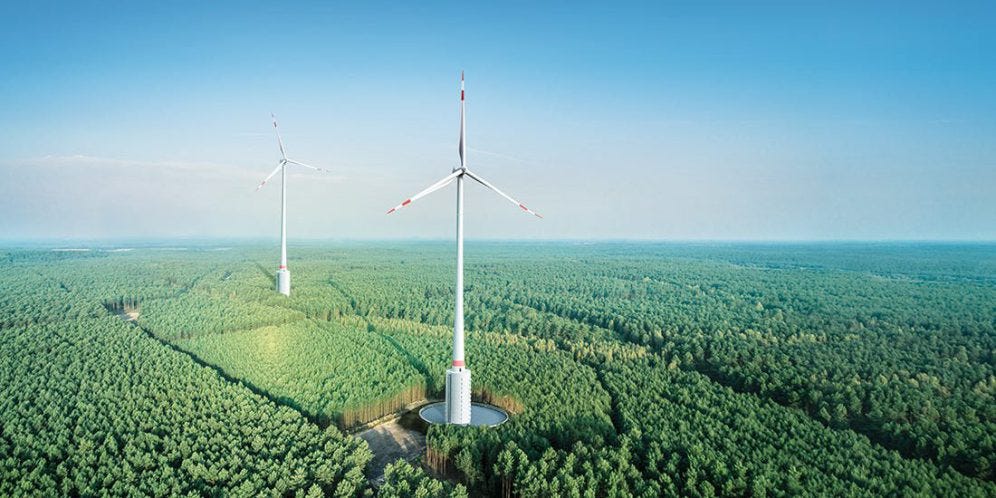 Finaliza la construcción del aerogenerador más alto del mundo en Alemania