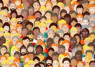 Image result for crowd cartoon image