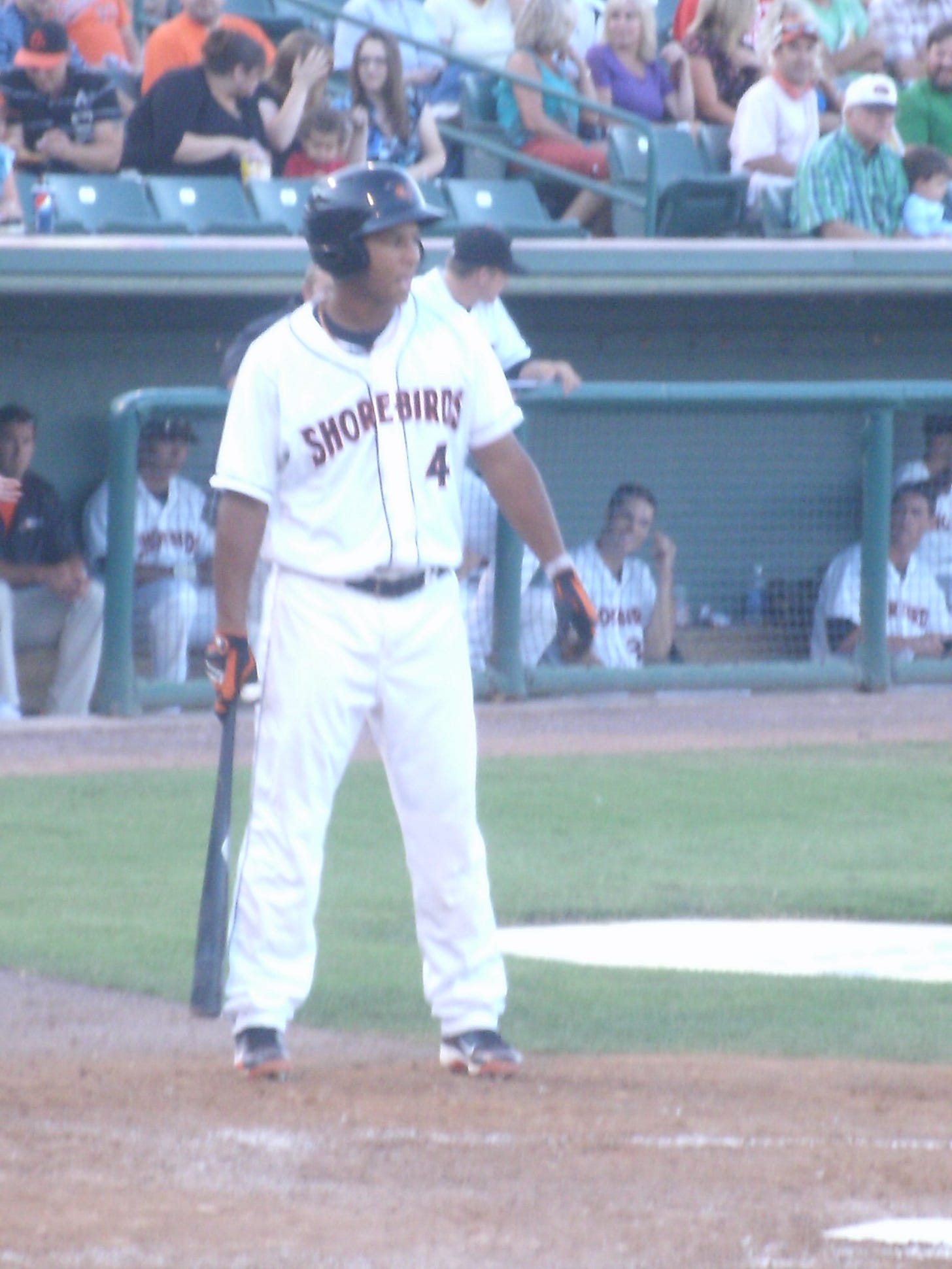 Sent down for the second half, Garabez Rosa has helped out a moribund Shorebirds offense.