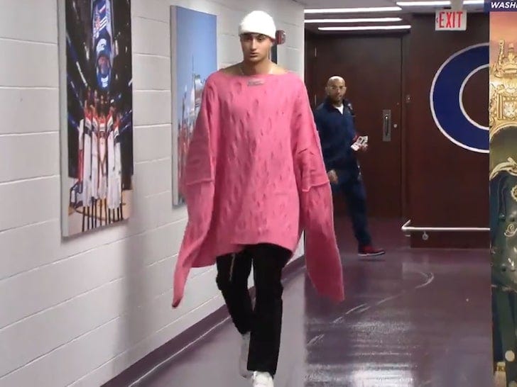 Kyle Kuzma Roasted Over Massive Pink Sweater, &#39;S*** Getting Outta Hand&#39;