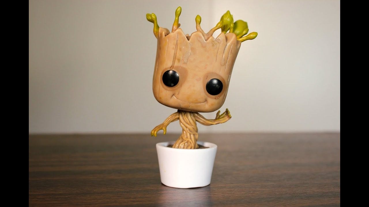 DANCING GROOT Guardians of the Galaxy Funko Pop review - YouTube