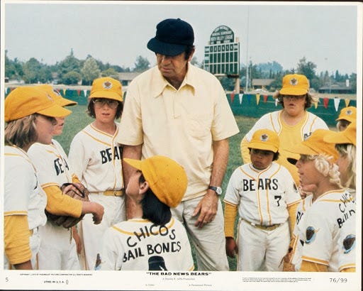 Good news, we found The Bad News Bears for their 40th anniversary