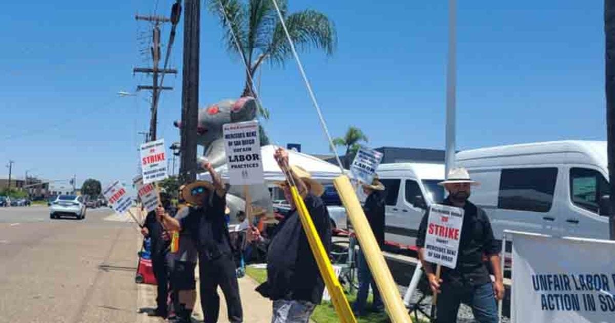 Union Technicians Strike Mercedes-Benz Of San Diego - Todayuknews
