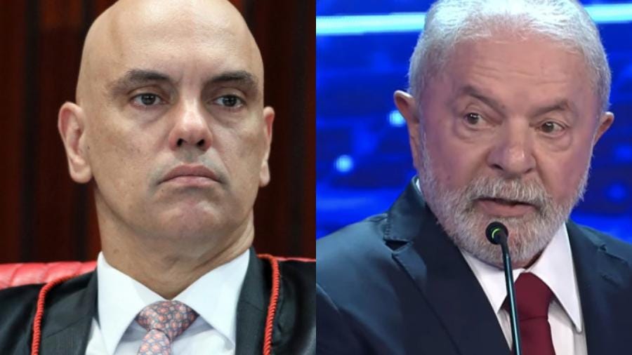 Moraes mandou Lula apagar posts que associavam Bolsonaro ao crime de pedofilia - Reprodução