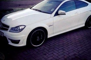 "£60,000 white Mercedes AMG sport" - One of Commons' cars in 2014