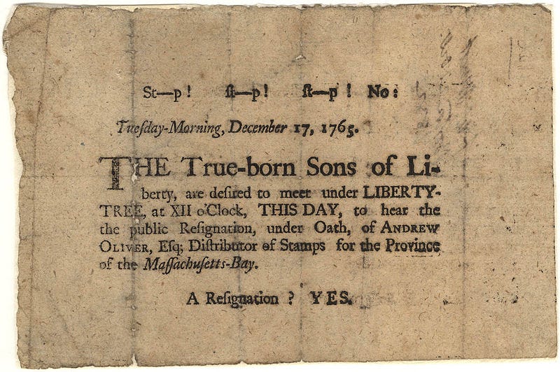 Sons of Liberty, Revolutionary War