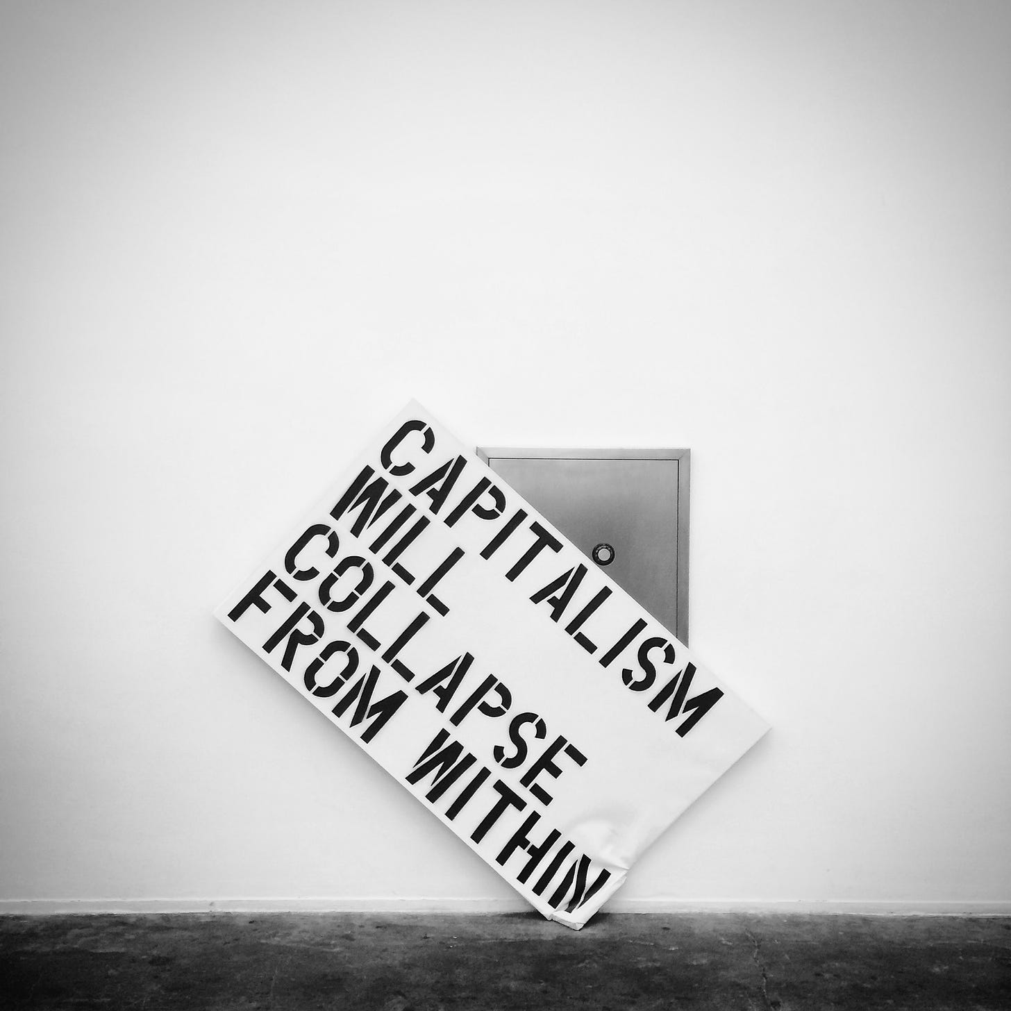 Capitalism will collapse from within (2003), Elmgreen & Dragset