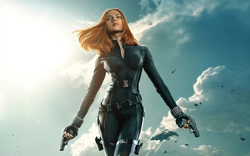 Scarlett Johansson in Captain America: The Winter Soldier
