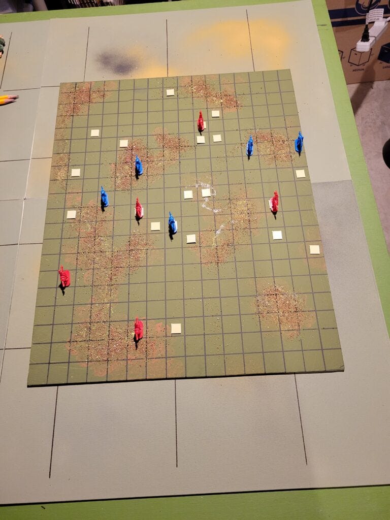 Tony Bath The Scouting Game Grid Based Wargame