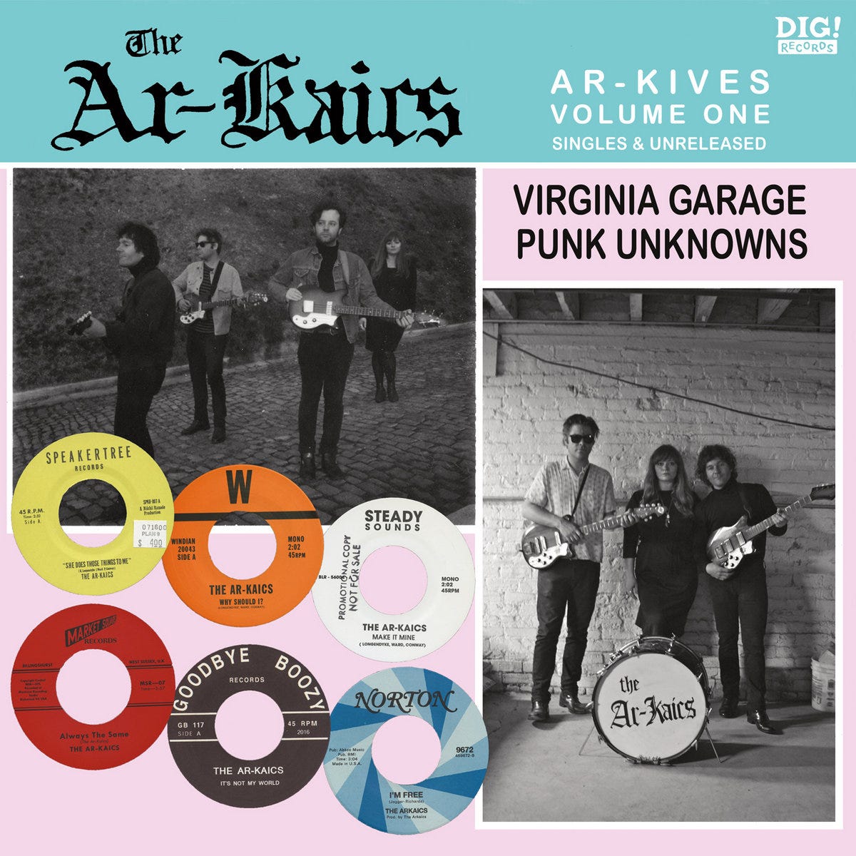 The Ar-Kaics • Ar-Kives Vol. 1 (DIG001) | DIG! Records