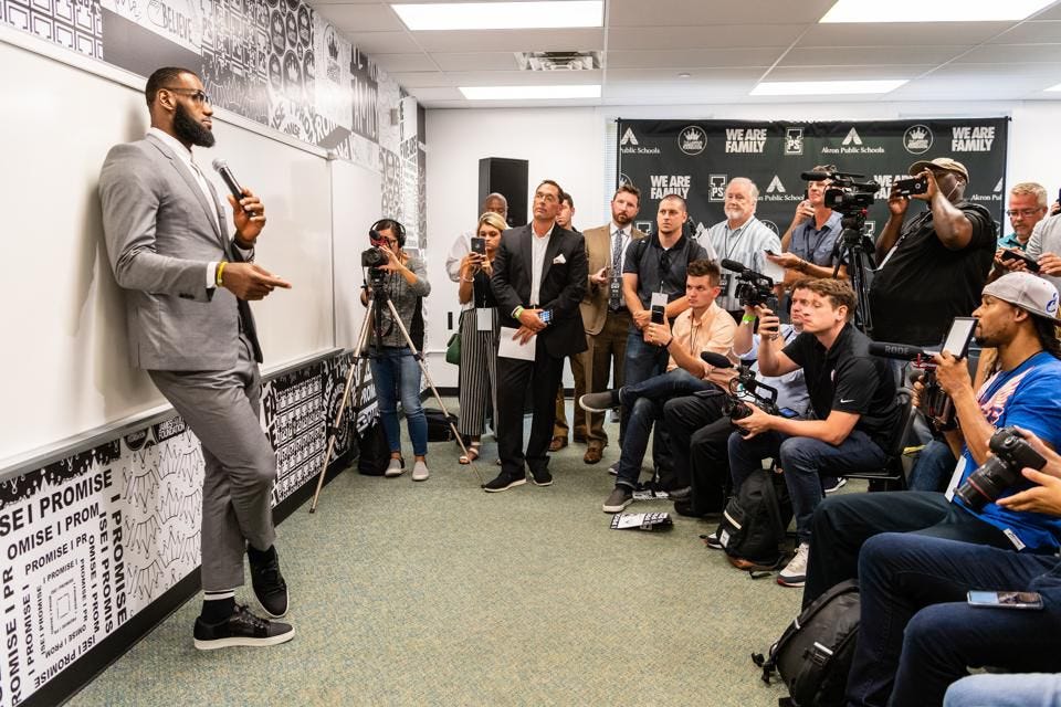 Three Questions About Lebron James&#39; I Promise School