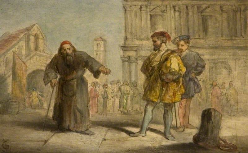 Scene from Shakespeare's 'The Merchant Of Venice'
