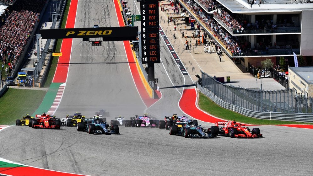 United States Grand Prix at the Circuit of The Americas voted best race of  2018 by F1 fans | Formula 1®
