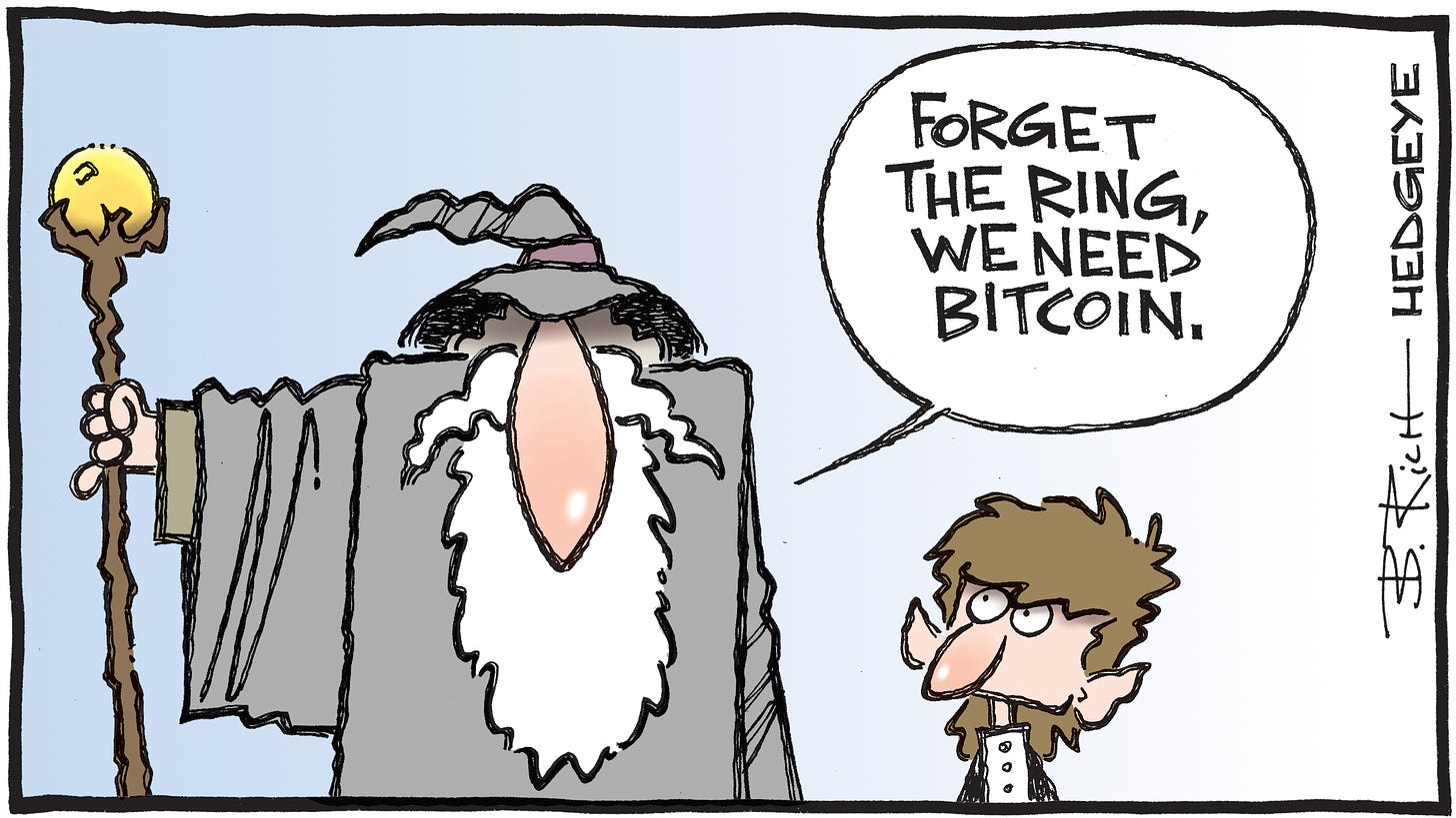 Cartoon of the Day: Fellowship Of The Bitcoin