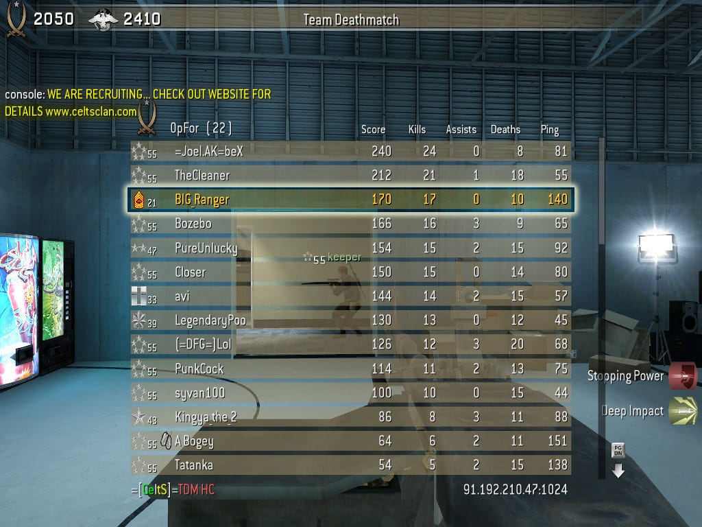 Call of Duty 4 - scoreboard | This is about as good as it ge… | Flickr