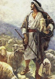 David the Shepherd: Then Samuel said to Jesse, “Are all your sons here?” And he said, “There remains yet the youngest, but behold, he is keeping the sheep.” And Samuel said to Jesse, “Send and get him, for we will not sit down till he comes here.” And he sent and brought him in. Now he was ruddy and had beautiful eyes and was handsome. And the Lord said, “Arise, anoint him, for this is he.”  1Samuel 16:11-12 (ESV)