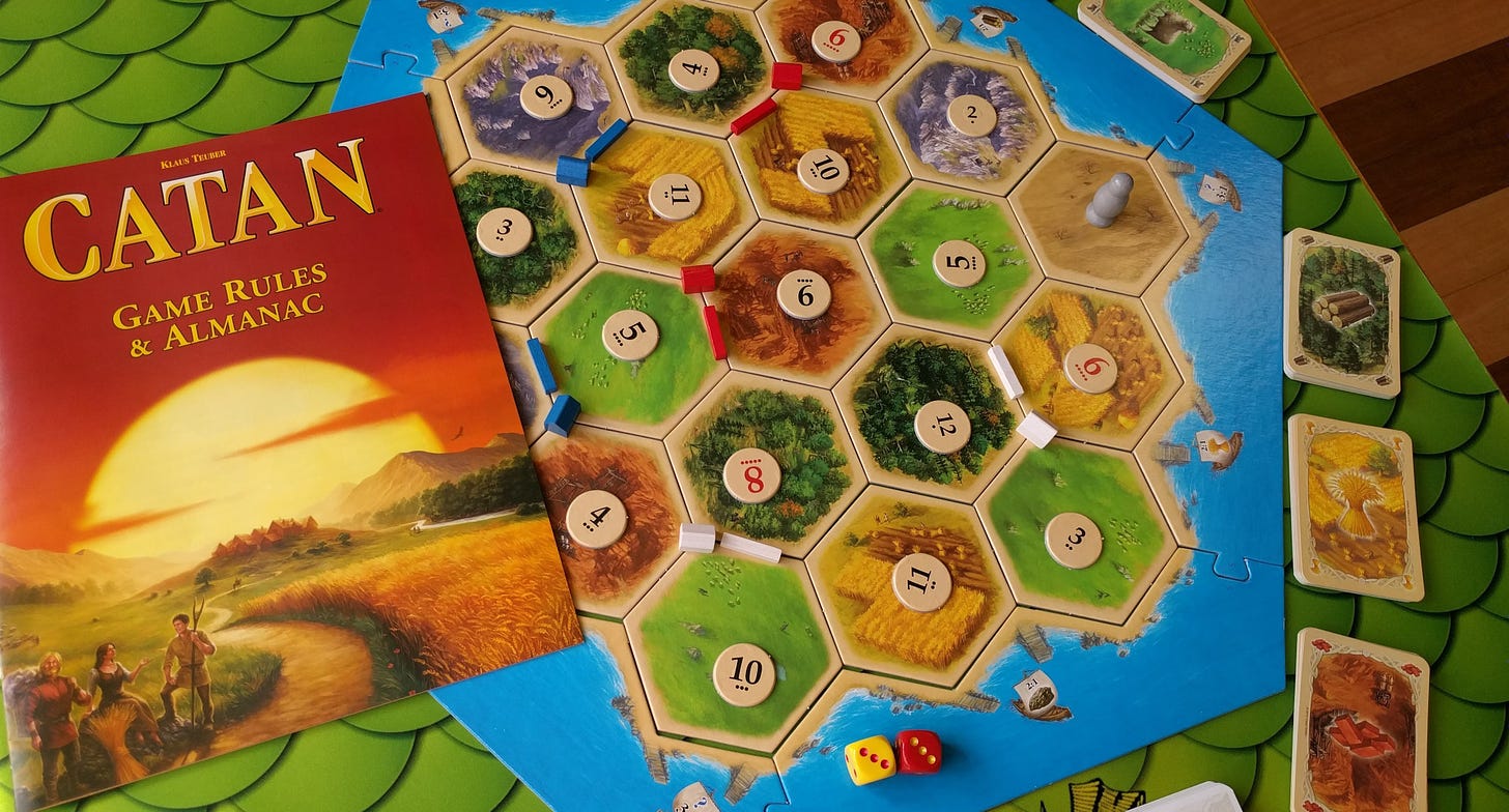 How to play: Settlers of Catan. The Settlers of Catan is a resource… | by  Bradley Mahoney | Board Game Brother | Medium
