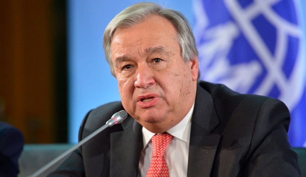 The Secretary General António Guterres' address to staff | MINURSO