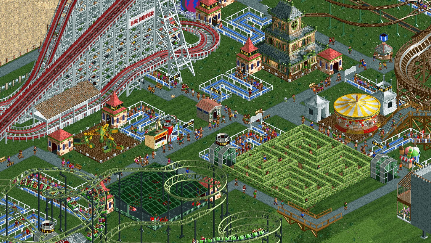 A Crash Course into Business, Product, & Design by Playing Rollercoaster  Tycoon | LaunchPad Lab