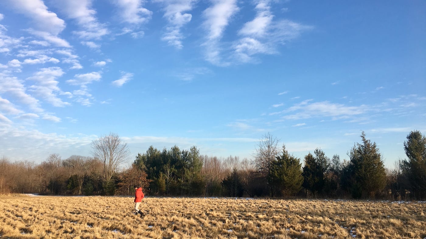 Jeff on the grassy fields at the Farminary