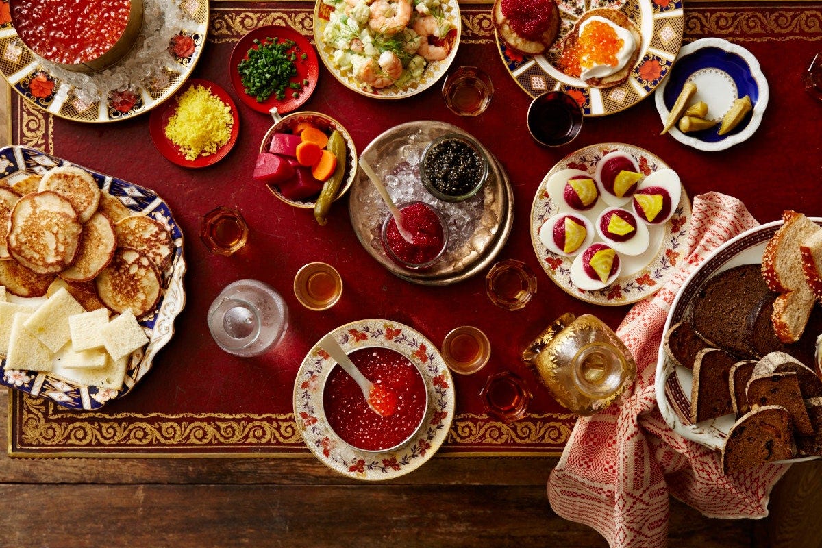 How to Drink (and Eat) Like a Russian on New Year&#39;s Eve | Bon Appetit