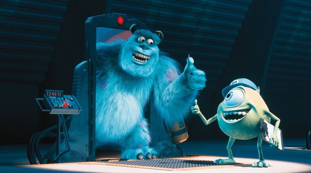 Monsters Inc work