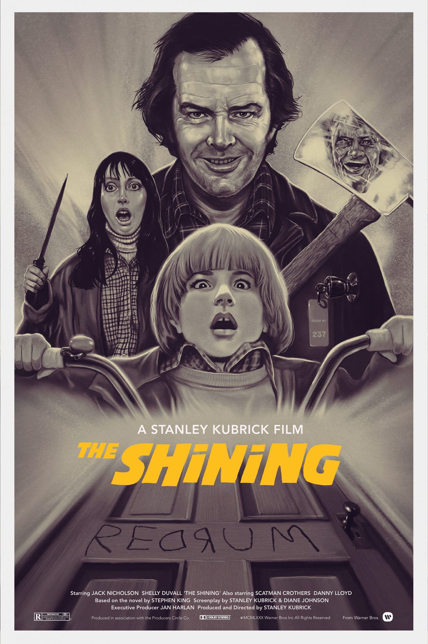 PosterSpy.com on Twitter: "The Shining (1980) poster uploaded by Nick  Charge View HQ: https://t.co/WNvUHQeP3H #TheShining #StanleyKubrick  #MoviePosters #PosterSpy https://t.co/3BiXwY1KmH" / Twitter