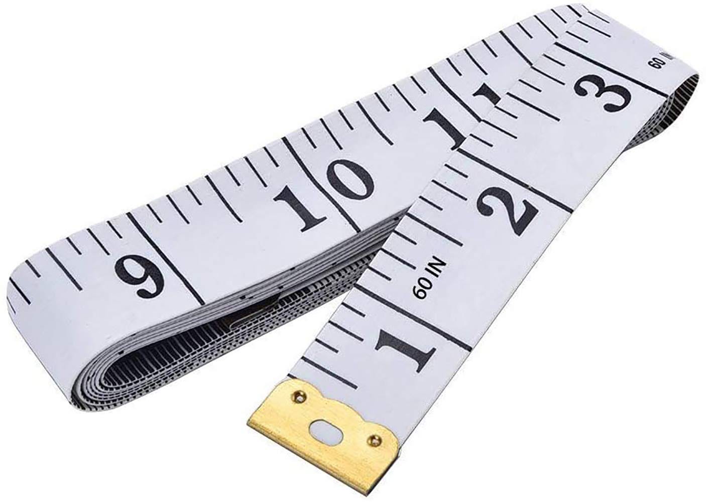 Amazon.com: Soft Tape Measure Double Scale Body Sewing Flexible Ruler for  Weight Loss Medical Body Measurement Sewing Tailor Craft Vinyl Ruler, Has  Centimetre Scale on Reverse Side 60-inch（White）