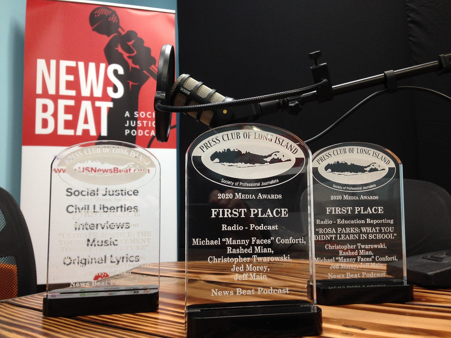 News Beat Podcast Wins Highest Honors at SPJ /PCLI Journalism Awards