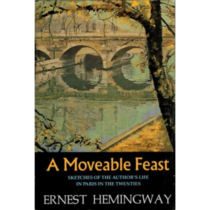 Cover of the original version of Ernest Hemingway's A Moveable Feast.