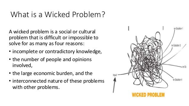 Image result for wicked problems