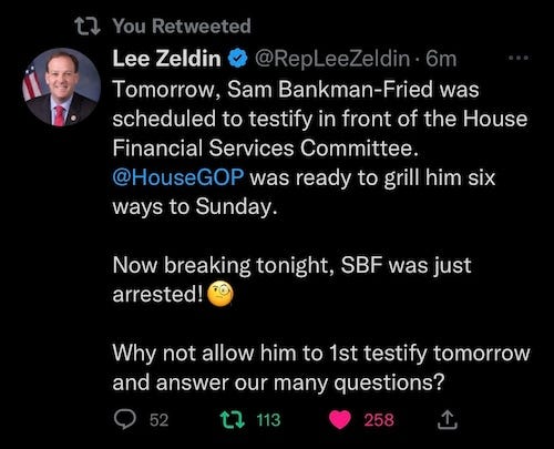 Since Sam Bankman is arrested, are Democrats going to give back the $100+ million of stolen money he gave them?
