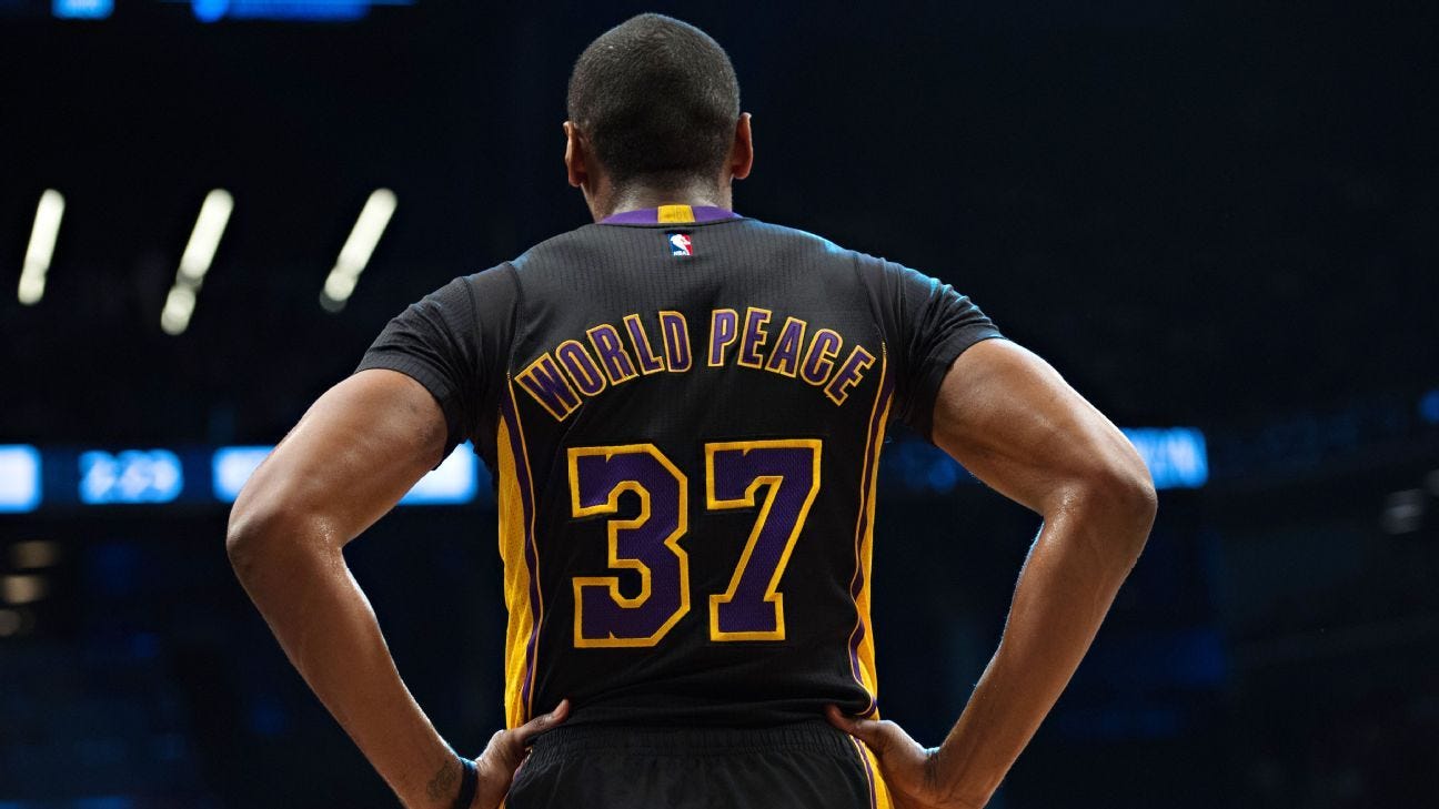 NBA: Los Angeles Lakers' Metta World Peace realizes his NBA dream again