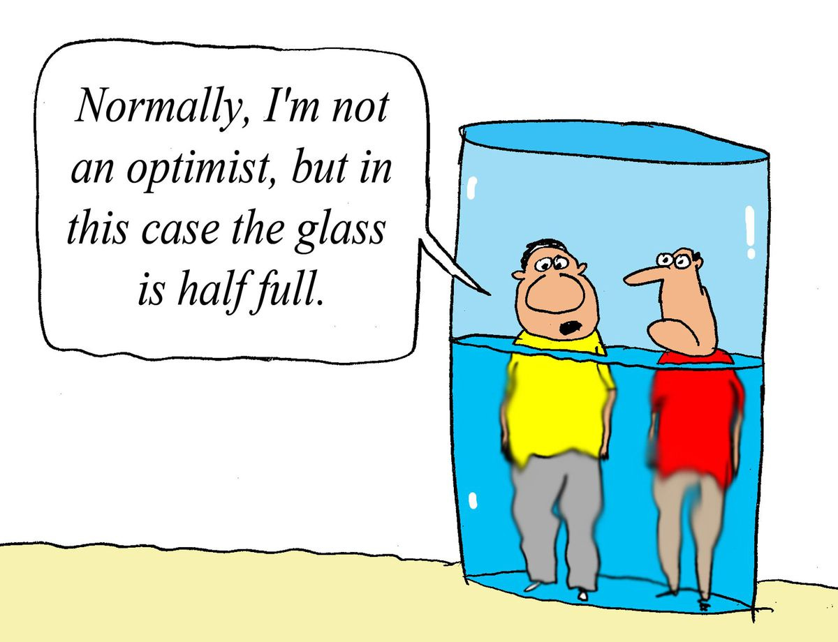 How to Know When the Glass Is Half Full [SUNDAY COMICS]