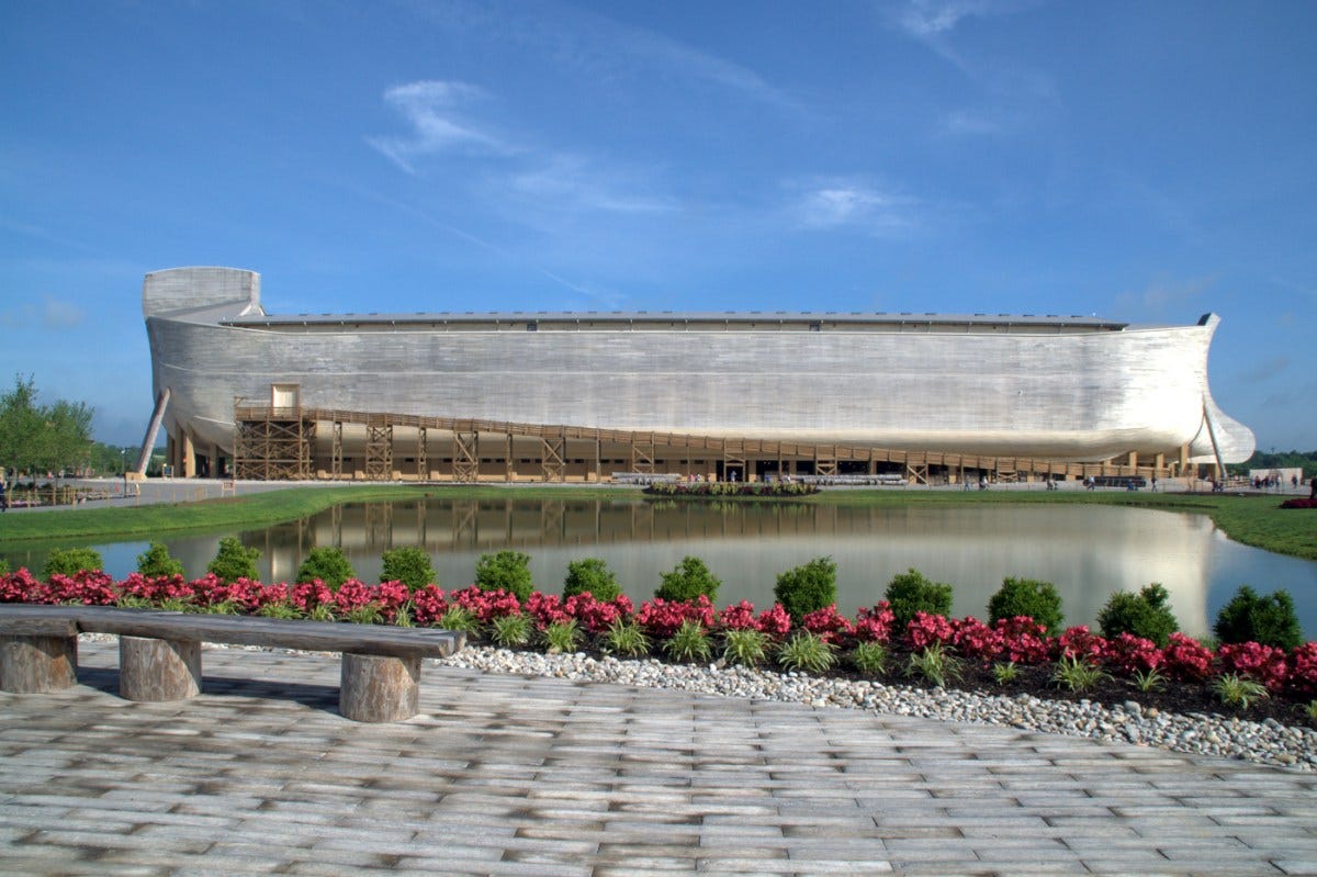 Creationists sue insurers for rejecting their COVID-related relief claims | Ark Encounter in Williamstown, KY