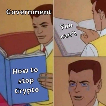 Governments can’t stop crypto