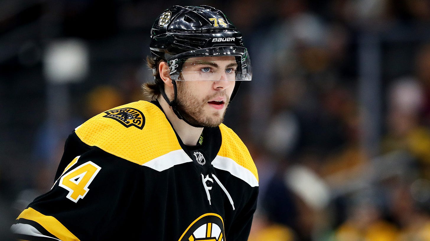 Bruins re-sign Jake DeBrusk to two-year, $7.35 million contract