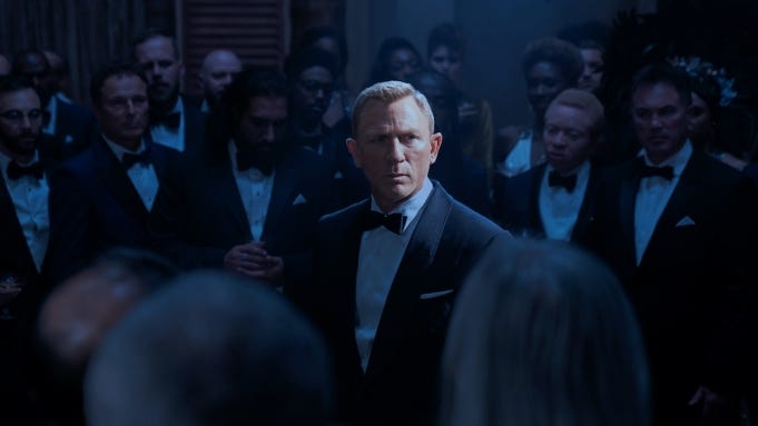 James Bond in a still from No Time To Die