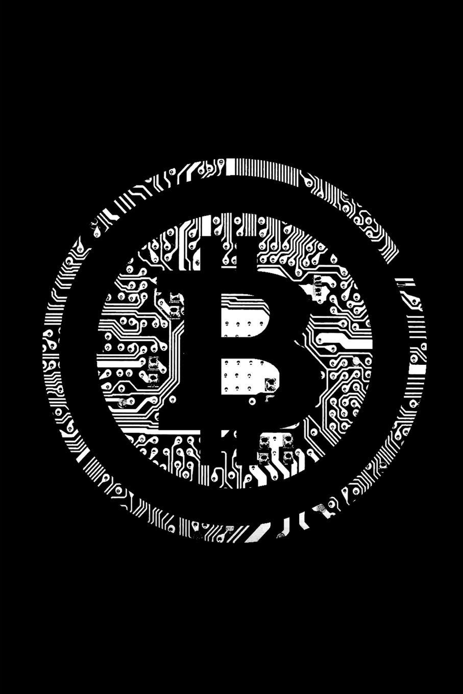 Amazon.com: Bitcoin Notebook: White BTC Crypto Logo Design ~ Small ...