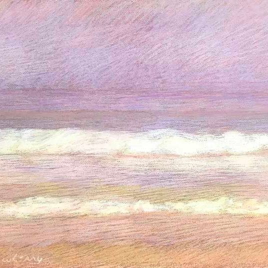 Newberry, Apollo Beach Violet Peach and Gold, pastel