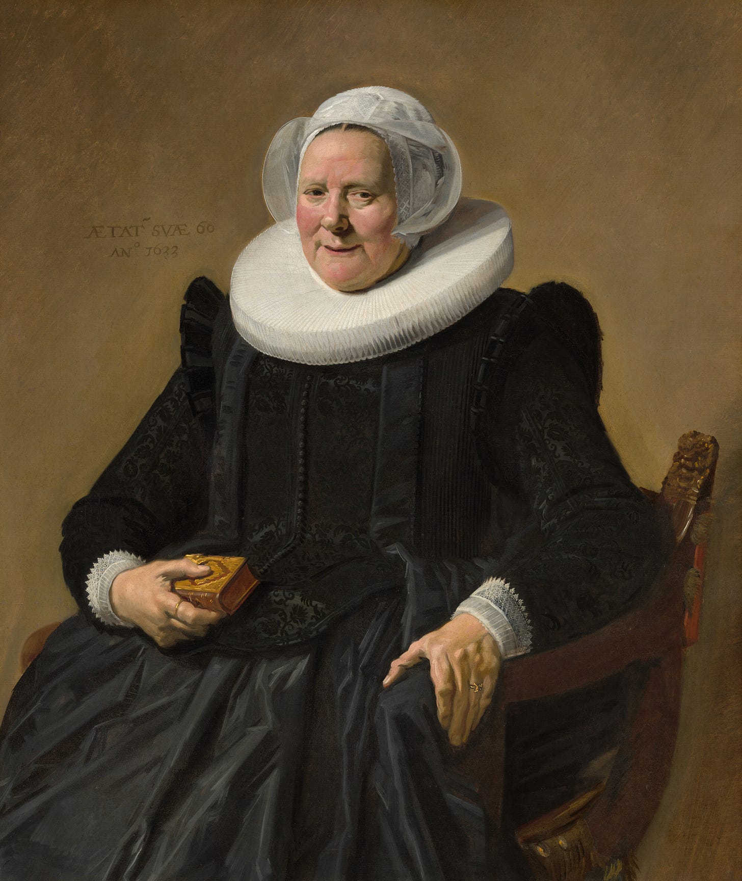 Portrait of an Elderly Lady, 1633 by Frans Hals
