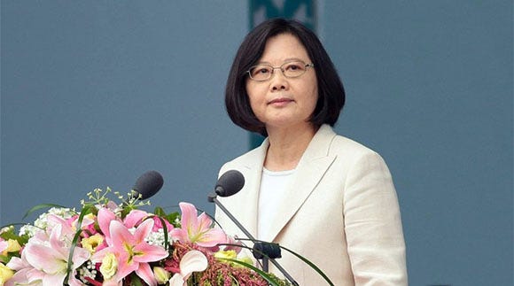 Taiwan’s incoming president Tsai Ing-wen 蔡英文 drew threatening columns from Global Times