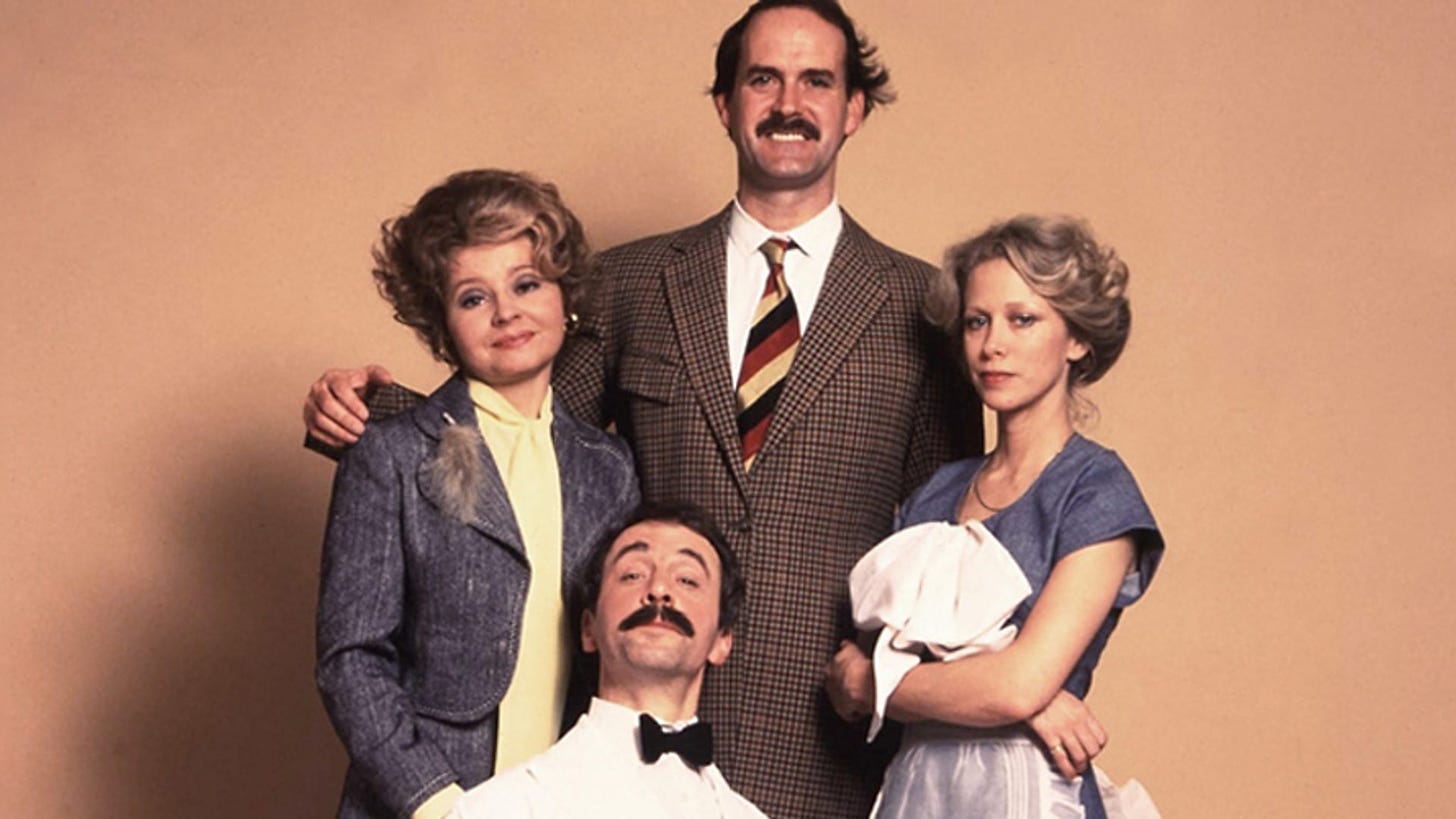First episode of Fawlty Towers - History of the BBC