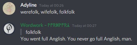 Never go full Anglish : anglish