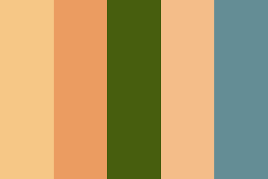 Orange Desert Color Palette